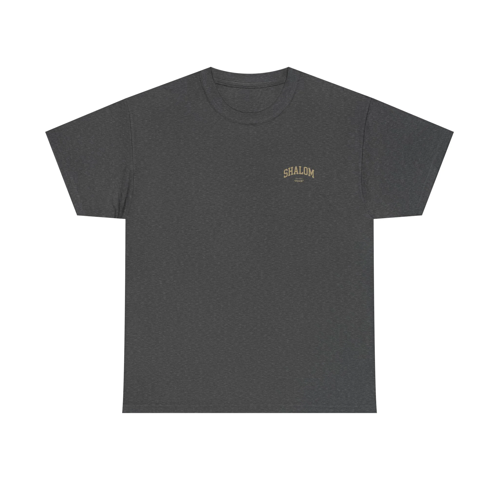 Classic Shalom T‑Shirt — Plain Crewneck Cotton Tee - Image 10