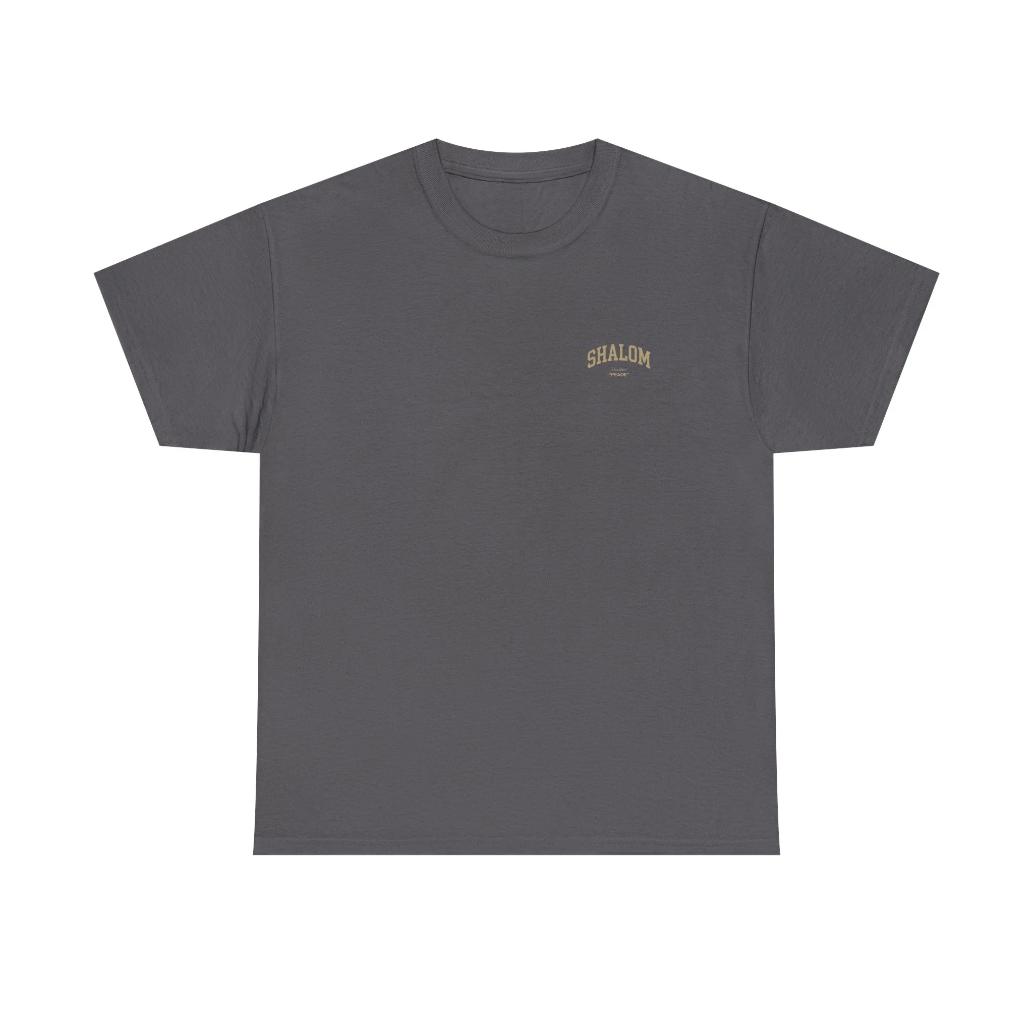 Classic Shalom T‑Shirt — Plain Crewneck Cotton Tee - Image 16