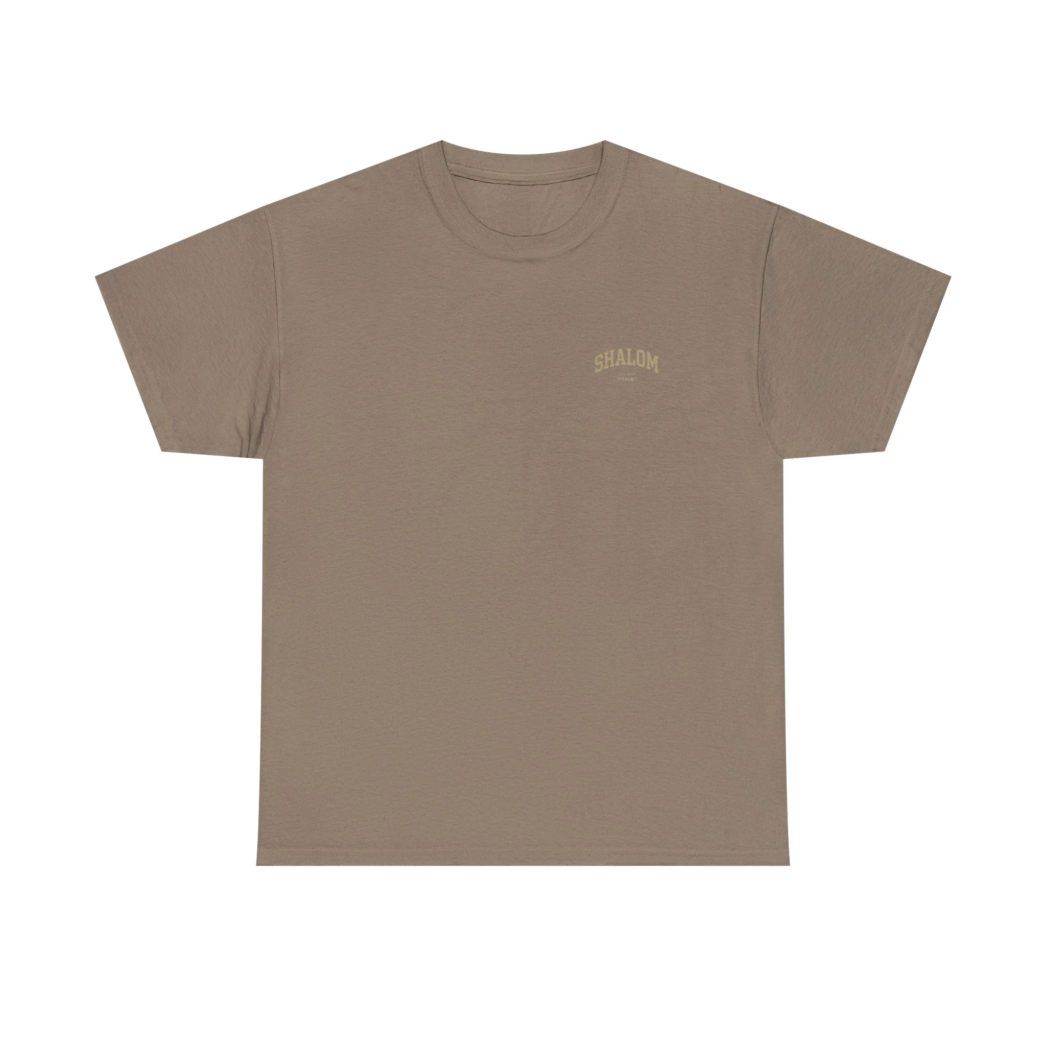 Classic Shalom T‑Shirt — Plain Crewneck Cotton Tee - Image 7