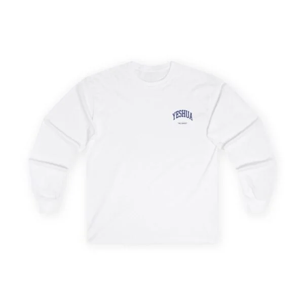 Yeshua Long Sleeve Tee — Minimal Christian Faith Graphic Shirt