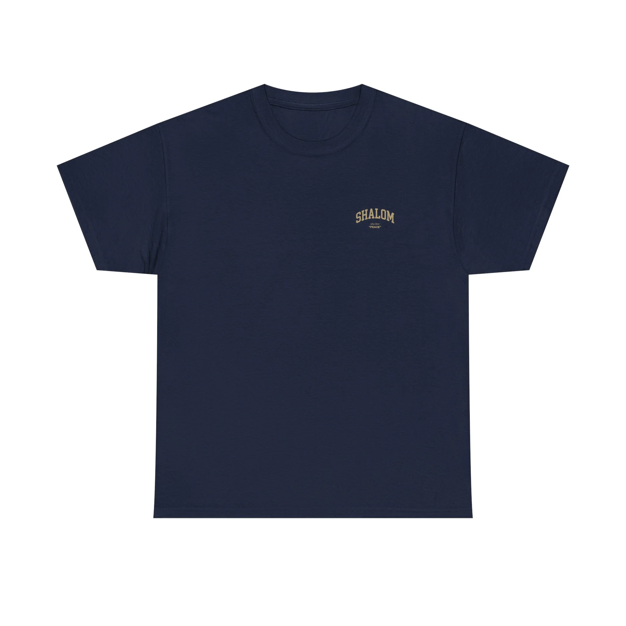 Classic Shalom T‑Shirt — Plain Crewneck Cotton Tee - Image 19