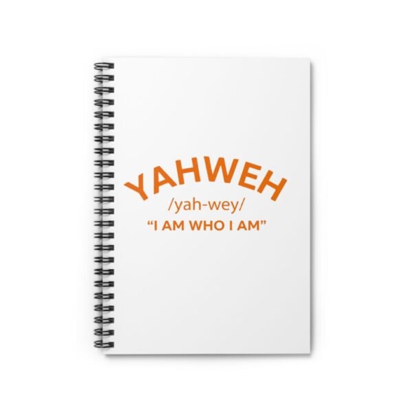 YahwehSpiral Notebook — ' Ruled Journal