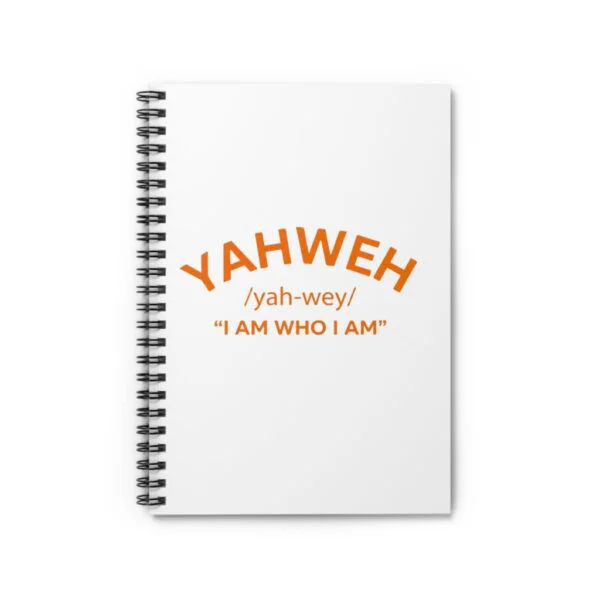 YahwehSpiral Notebook — ' Ruled Journal