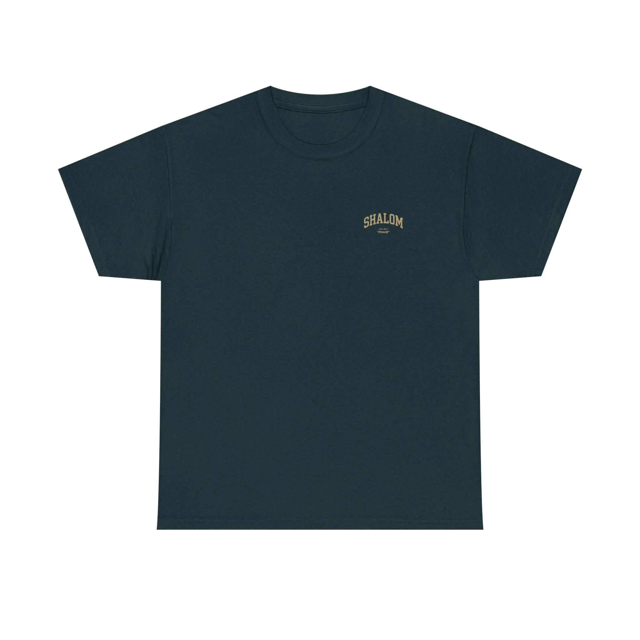 Classic Shalom T‑Shirt — Plain Crewneck Cotton Tee - Image 13