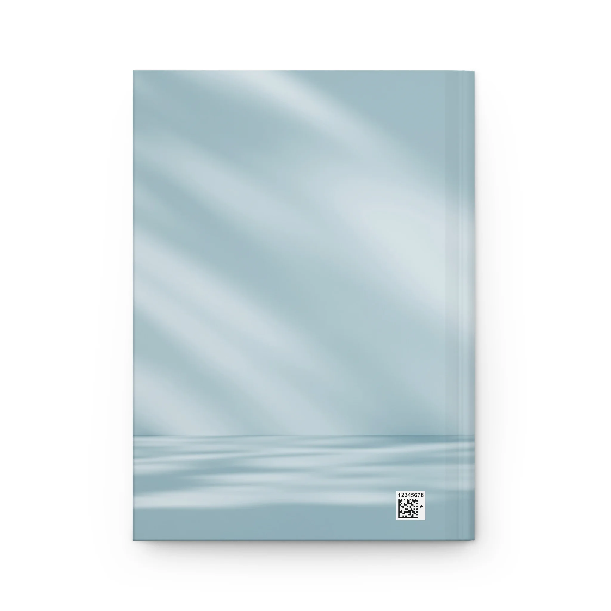 Calm Coastal Hardcover Journal — Matte Blue Ocean Reflection Notebook - Image 2