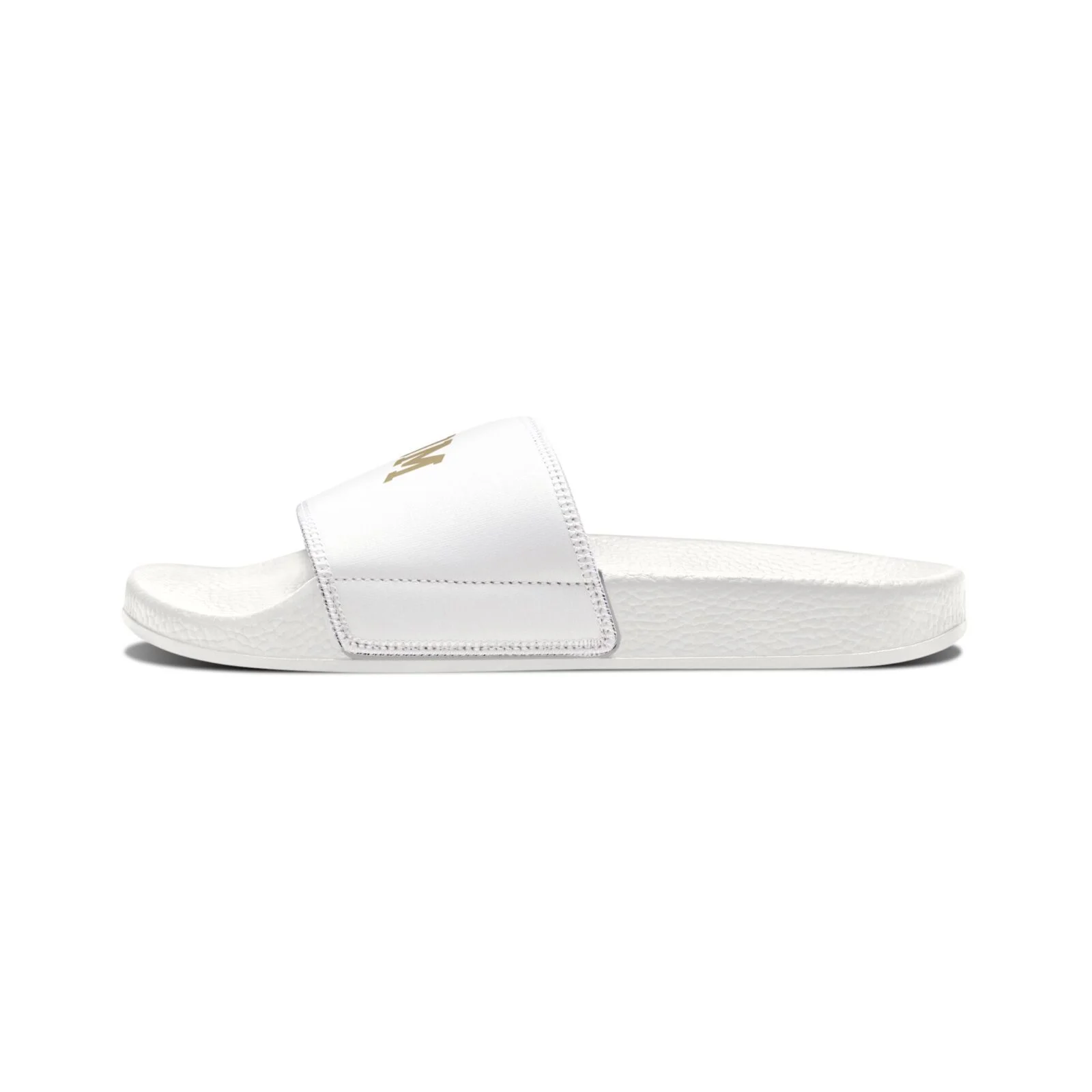 Shalom Men's Slide Sandals — White Removable-Strap Comfort Slides - Image 3