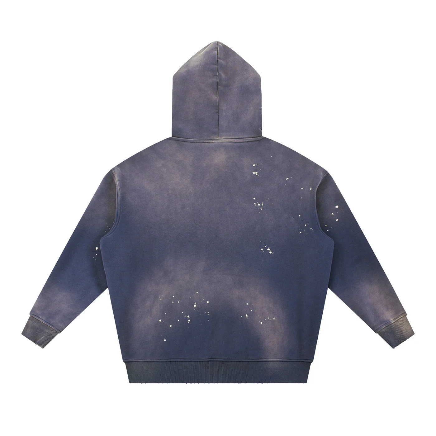 Vintage Washed Frayed Fleece Hoodie - Image 8