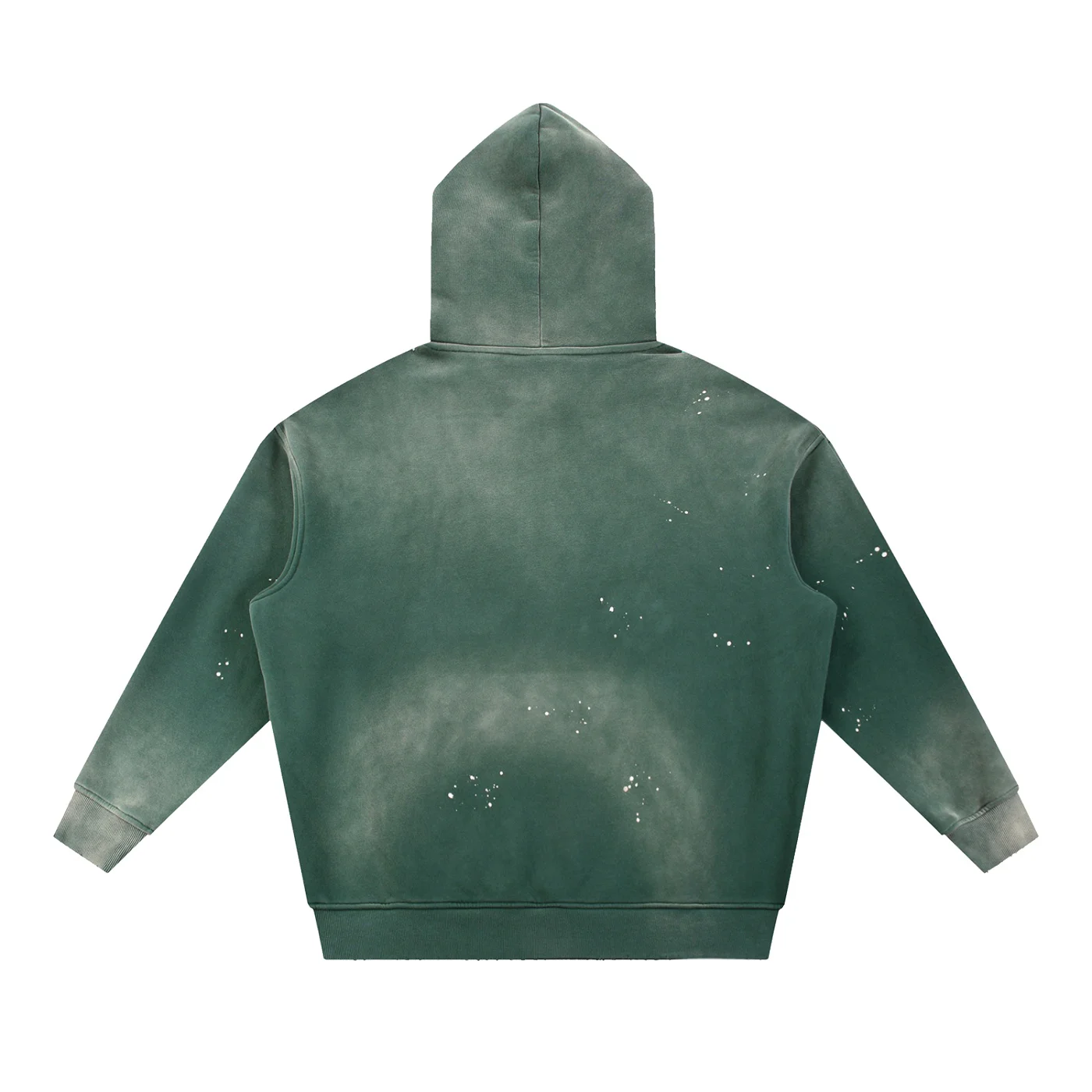 Vintage Washed Frayed Fleece Hoodie - Image 6
