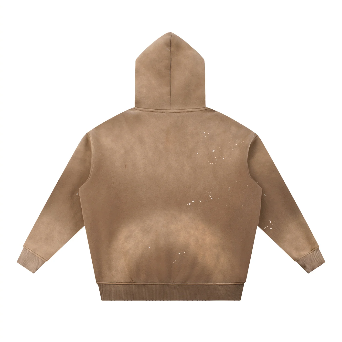 Vintage Washed Frayed Fleece Hoodie - Image 10