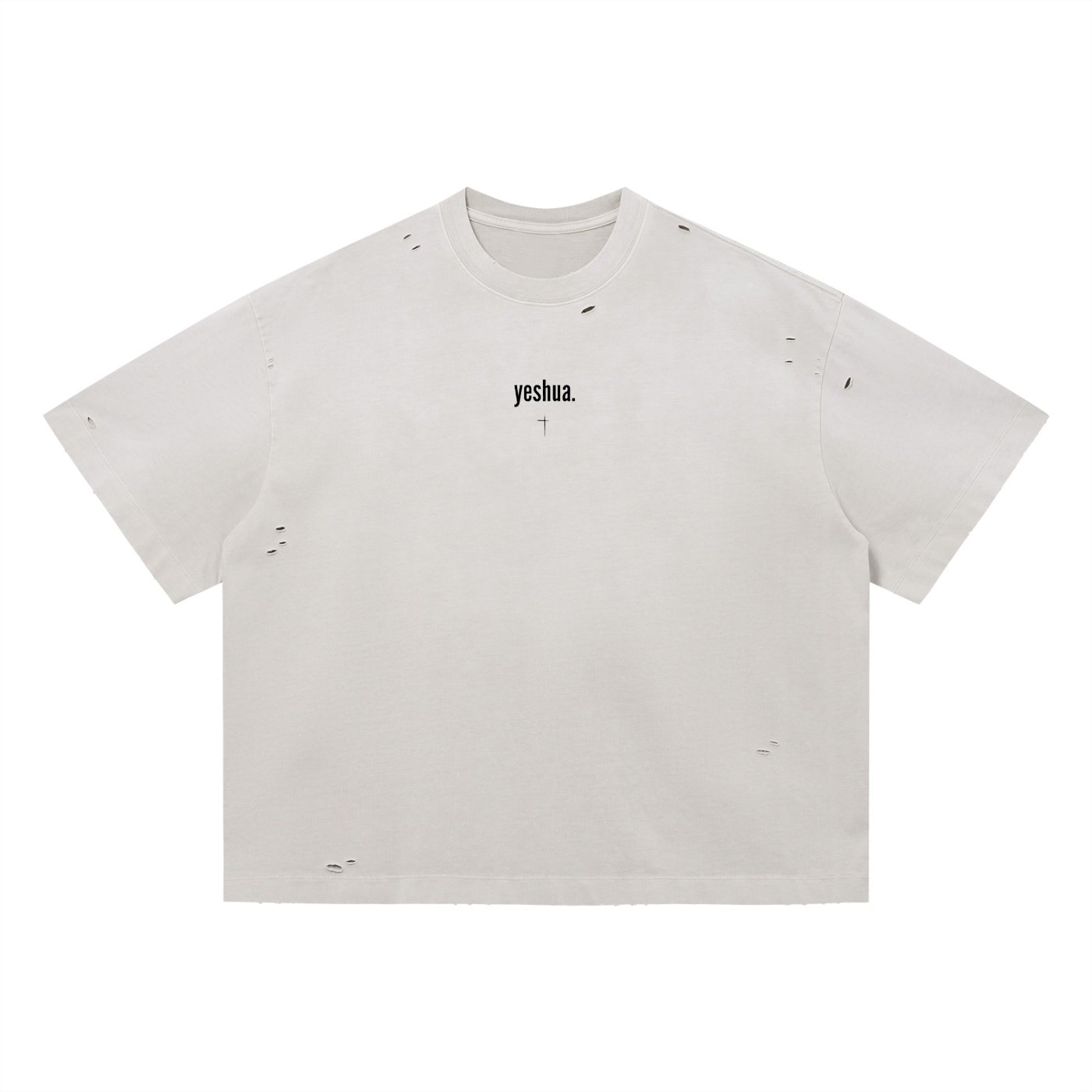 Vintage Washed Distressed Boxy Oversized T-Shirt